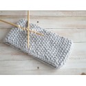 Snood gris clair pour enfant