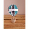Boîte pour dragées montgolfière baptême