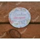 Badge romance personnalisé rond infirmière, aide-soignante, sage-femme