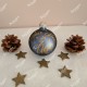 Boule de Noël en verre personnalisée Joyeux Noël avec prénom