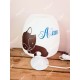 Lampe personnalisée avec prénom thème renard