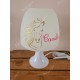 Lampe personnalisée avec prénom thème cheval