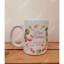 Mug personnalisé Merci maîtresse flamant rose