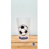 Gobelet ballon de foot personnalisé avec prénom