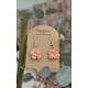 Boucles d'oreilles pendantes fleurs