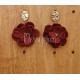 Boucles d'oreilles fleurs élégantes