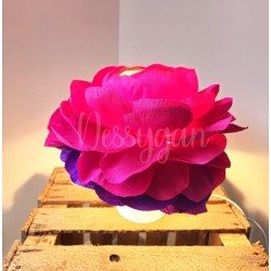 Lampe Fleur rose– Éclairage Poétique et Unique pour Décoration