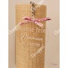 Porte-clés "Bonne Fête Maman" Personnalisé avec Liberty Mitsi Rose