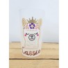 Verre en plastique personnalisé “Lama Princesse”