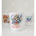 Gobelet Enfant Personnalisé – Héros & Créatures Kawaii (Prénom inclus)