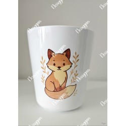 Gobelet Enfant Personnalisé –le renard Solyne (Prénom inclus)