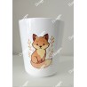 Gobelet Enfant Personnalisé –le renard Solyne (Prénom inclus)