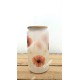 Verre givré personnalisé – Smoothie ou thé – coquelicots & prénom