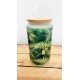 Verre givré personnalisé toucans