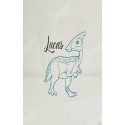 Gobelet personnalisé avec prénom dinosaure Parasaurolophus