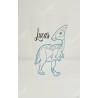 Gobelet personnalisé avec prénom dinosaure Parasaurolophus