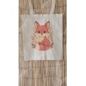 Sac bibliothèque "Amour de renard"