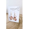 Boucles d’oreilles bottes de Noël & bonhomme pain d’épices