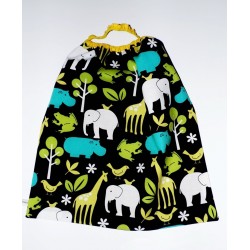 Serviette de table élastiquée "Au zoo" pour enfant