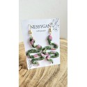 Boucles d’oreilles Serpent Fleuri