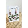 Boucles d’oreilles Serpent Fleuri