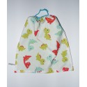 Serviette élastiquée " bébés dinosaures" pour enfant