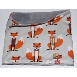 Snood pour enfant en polaire "Foxy le renard"