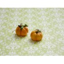 boucles d'oreilles "Pumpkins " citrouille 