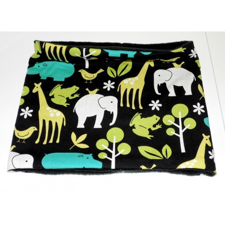 Echarpe snood enfant "au zoo" 