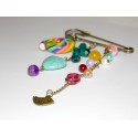 Broche bronze lollipops rainbow