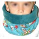 Snood polaire pour enfant " Dans l'espace"