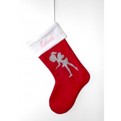 Botte / chaussette de Noël avec une adorable fée
