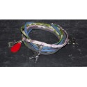 Bracelet 2 tours Liberty mitsi et suédine