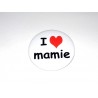 Badge I love mamie 50 mm