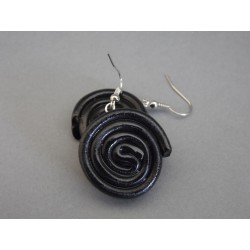 Boucles d'oreilles bonbon réglisse